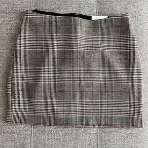 Express high waisted plaid skirt size 2